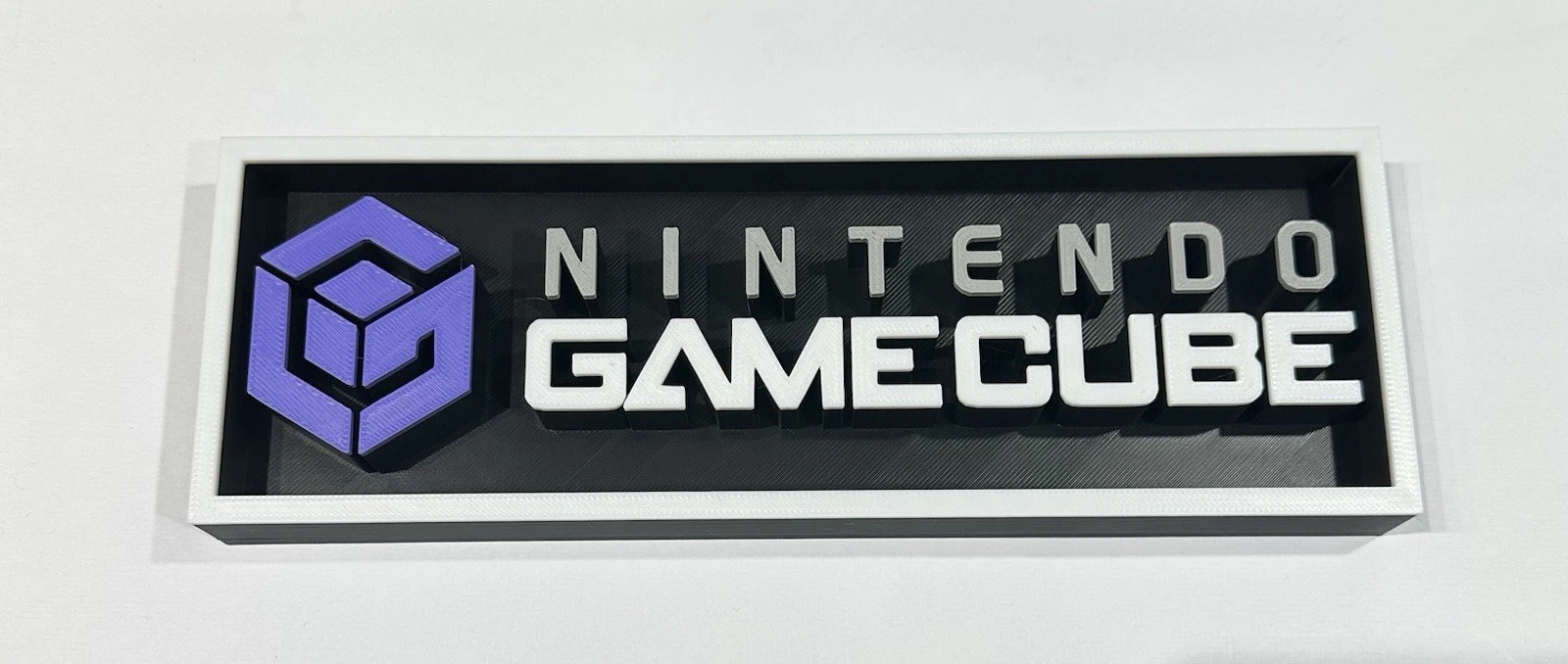 Decorative Nintendo GameCube logo Sign Display Cinema small 17.5cm Large 22cm