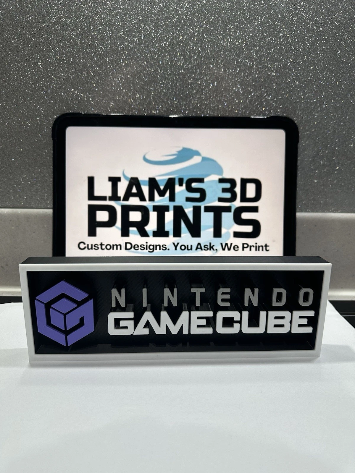 Decorative Nintendo GameCube logo Sign Display Cinema small 17.5cm Large 22cm