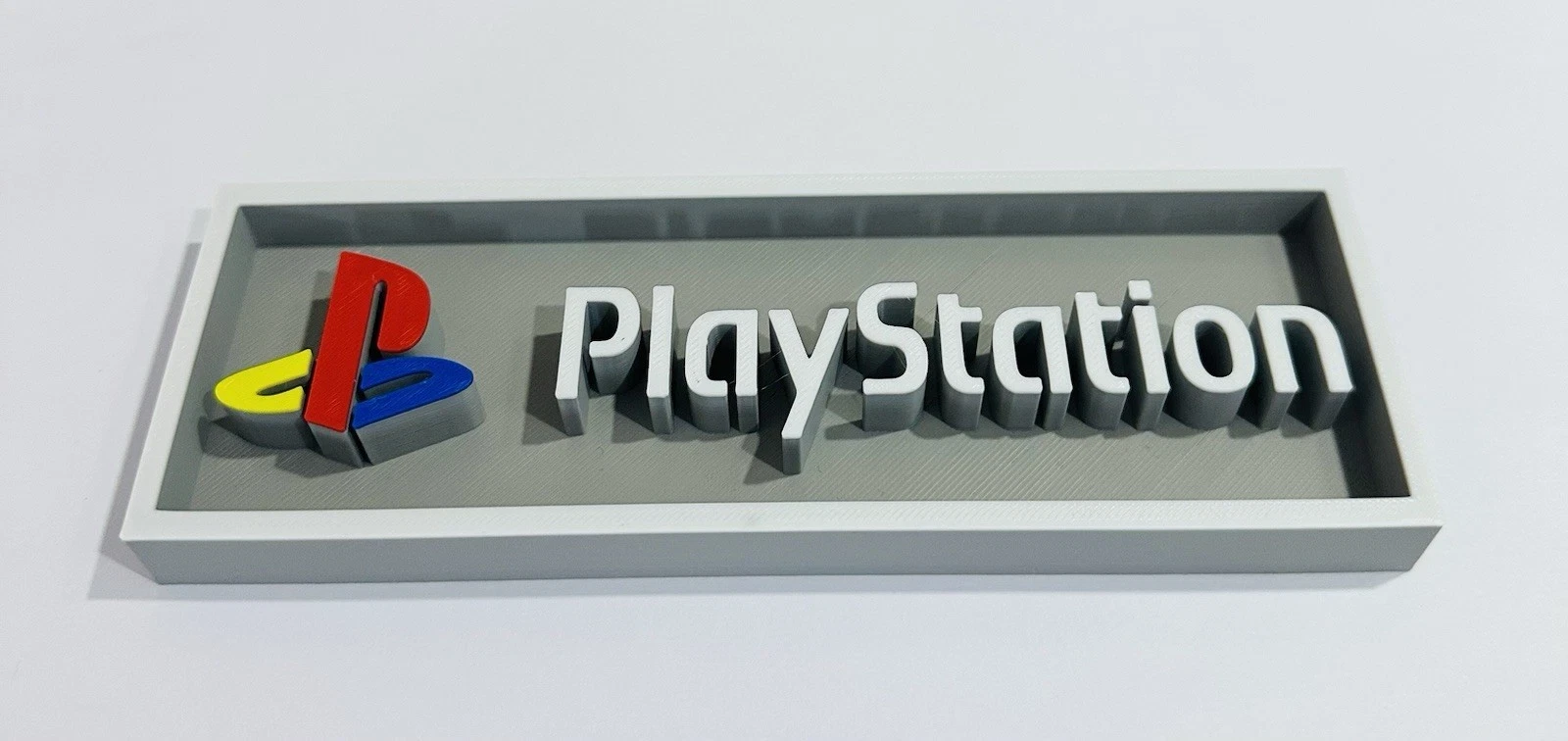 Decorative PlayStation Ps1 Box Sign Shelf Logo Display Sign Gaming 2 Sizes