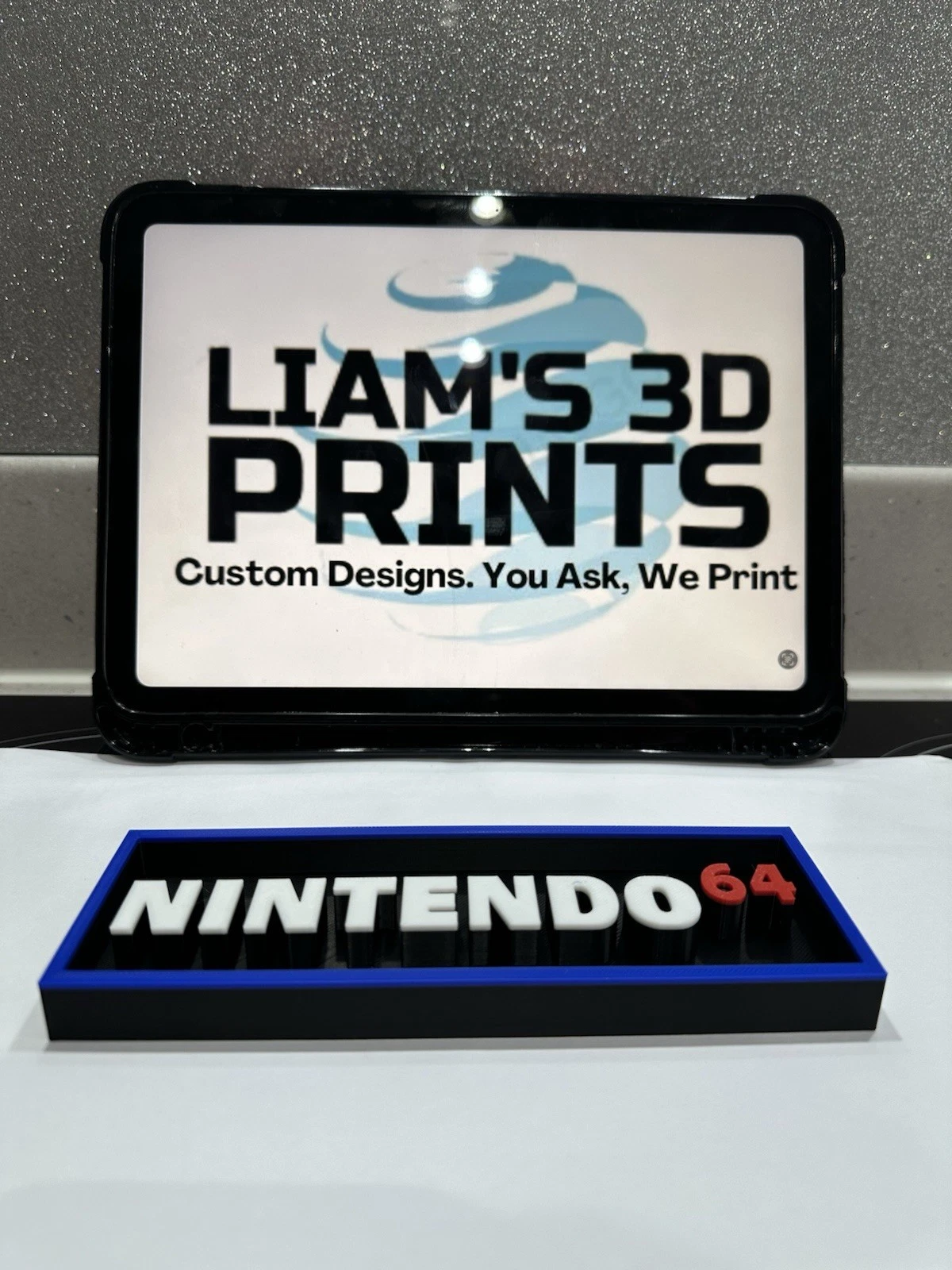 Decorative Nintendo 64 N64 logo Sign Display Cinema small 17.5cm Large 22cm