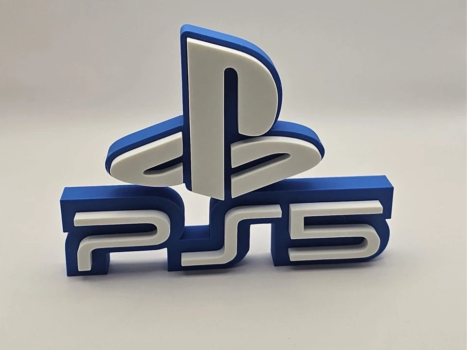 Decorative PlayStation Ps5 Logo Room Sign Display Sony