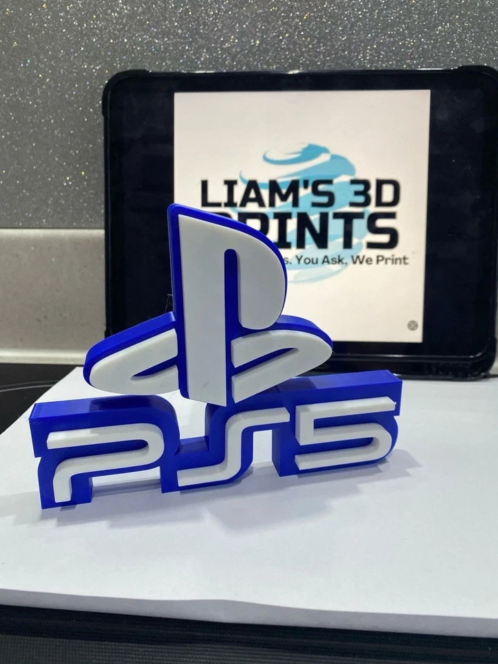 Decorative PlayStation Ps5 Logo Room Sign Display Sony