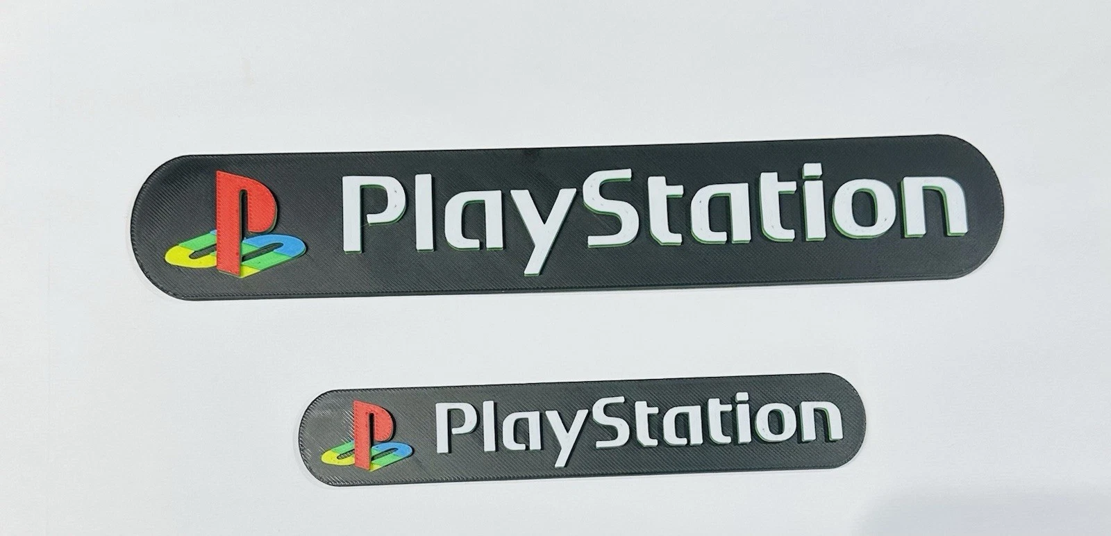 Decorative Sony PlayStation logo Sign Display two sizes small 16cm L 25cm
