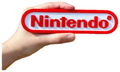 Decorative Nintendo Games Console Retro Logo Wall s16cm L 25cm