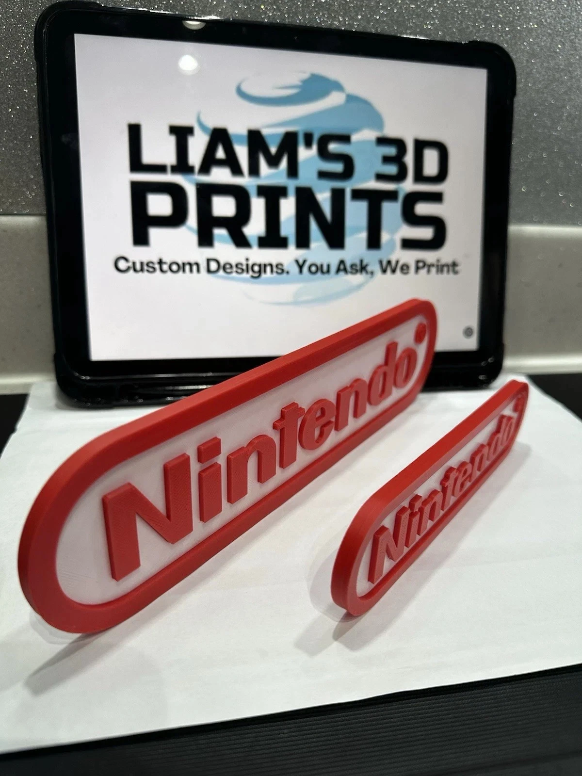 Decorative Nintendo Games Console Retro Logo Wall s16cm L 25cm