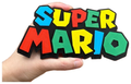 Decorative Nintendo Super Mario Logo Character Wall Display 3D Print 2 Sizes
