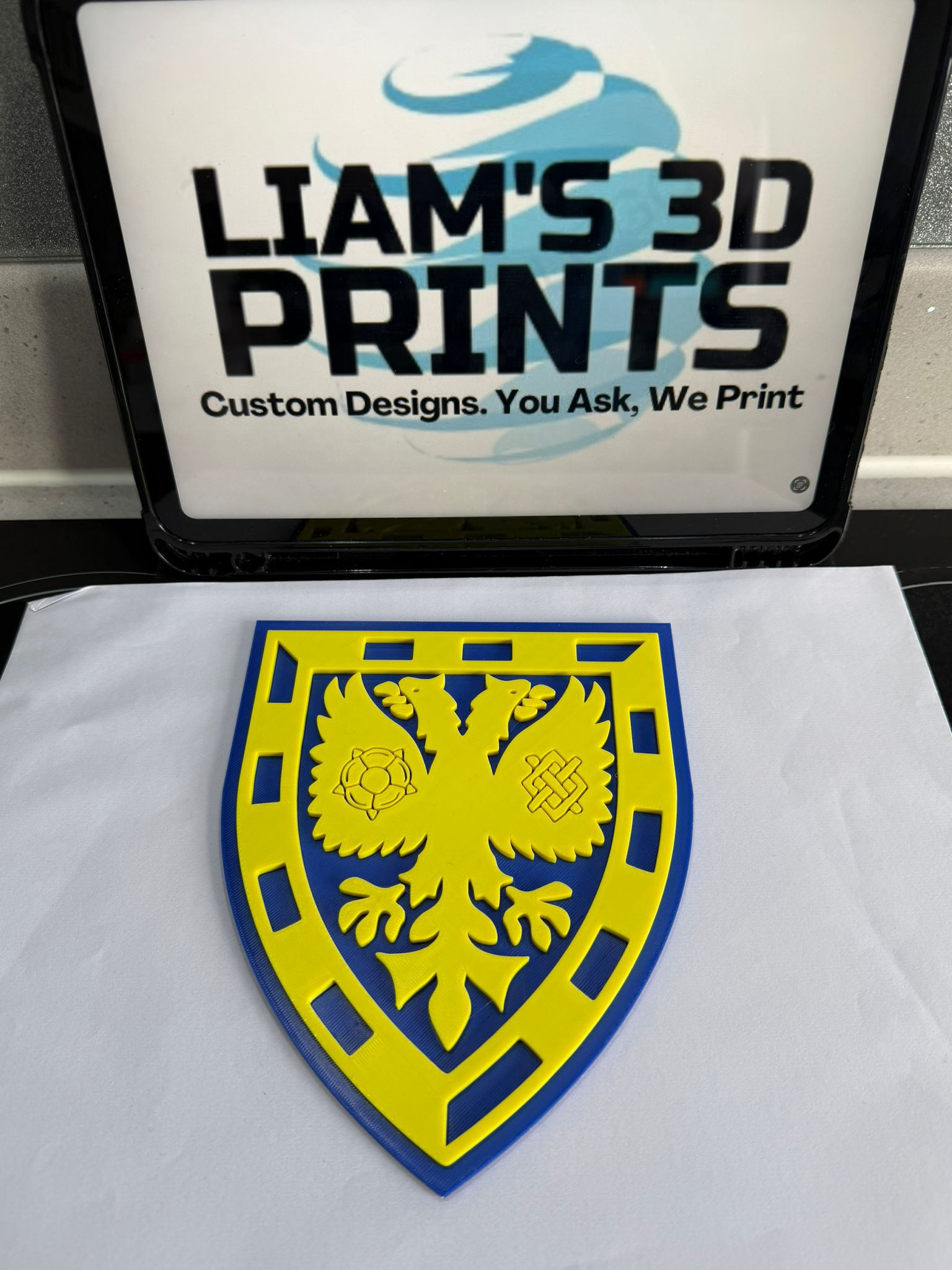 Decorative Wimbledon FC Football Club Logo Badge Crest Wall Plaque 3D Print