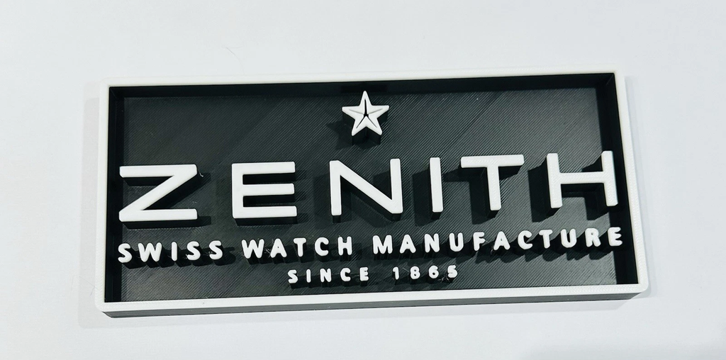 Decorative Zenith logo Sign Display Watch 20cm