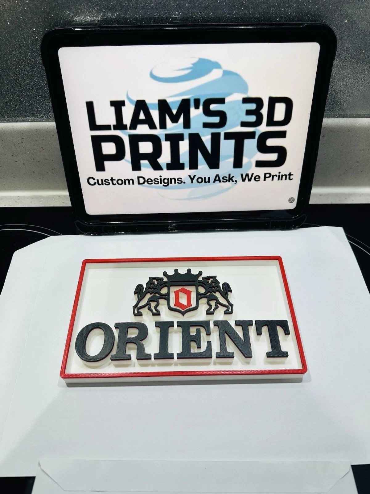 Decorative designer Orient logo Sign Display Watch 20cm