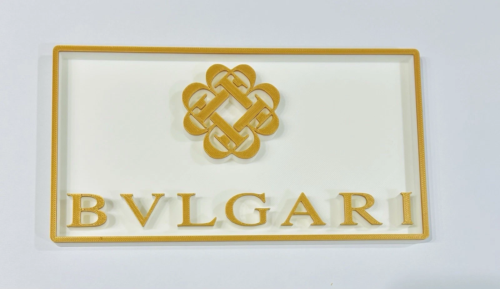 Decorative Bulgari Bvlgari logo Sign Display Watch 20cm
