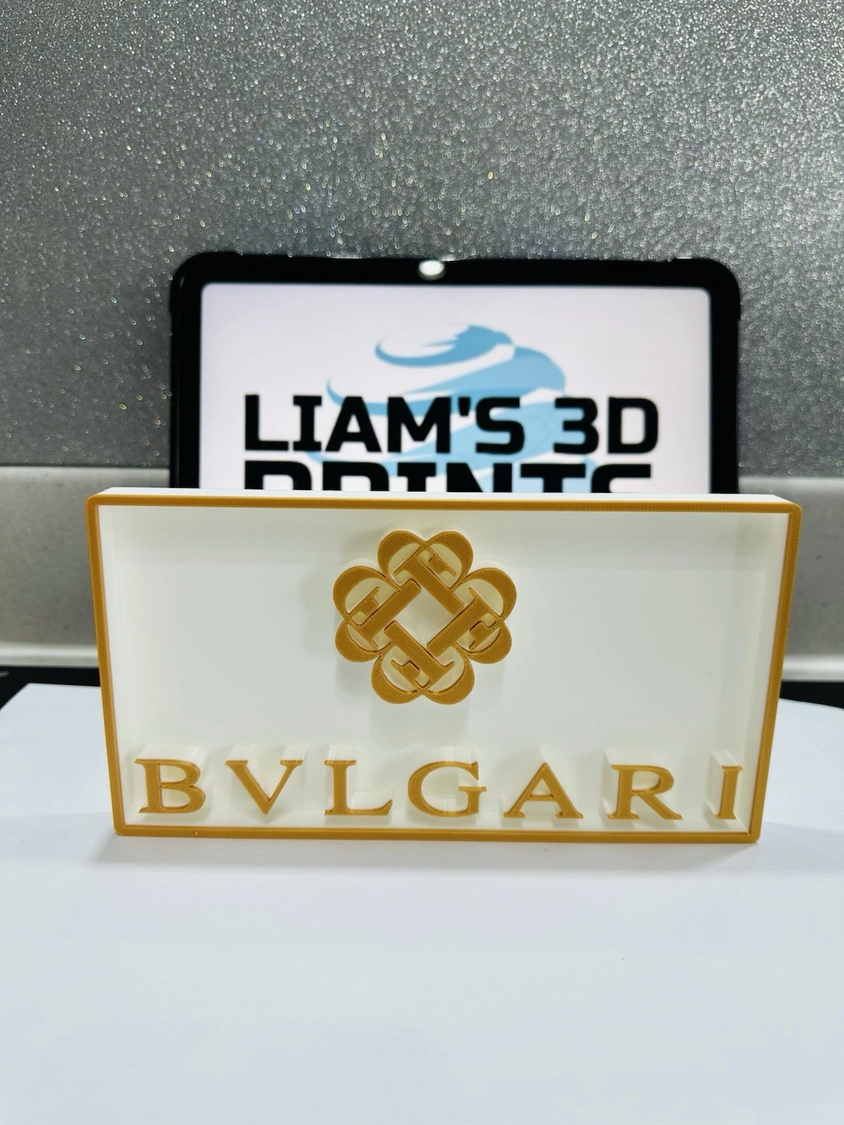 Decorative Bulgari Bvlgari logo Sign Display Watch 20cm