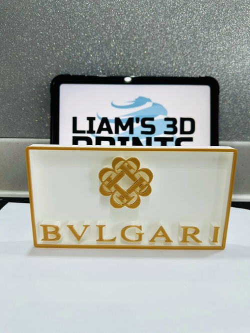 Decorative Bulgari Bvlgari logo Sign Display Watch 20cm