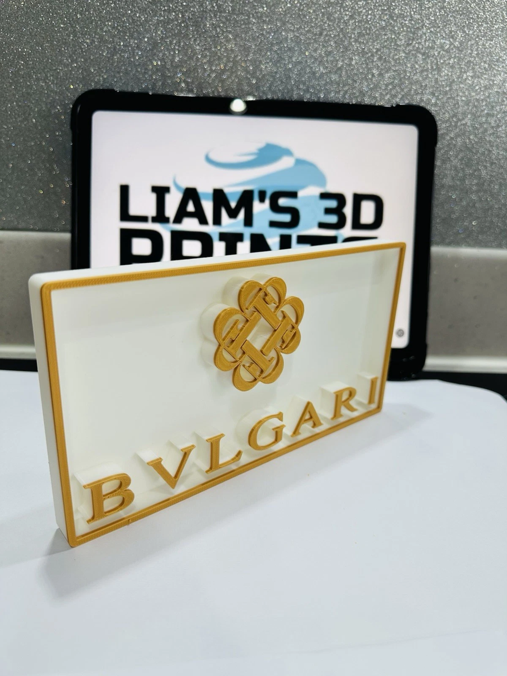 Decorative Bulgari Bvlgari logo Sign Display Watch 20cm