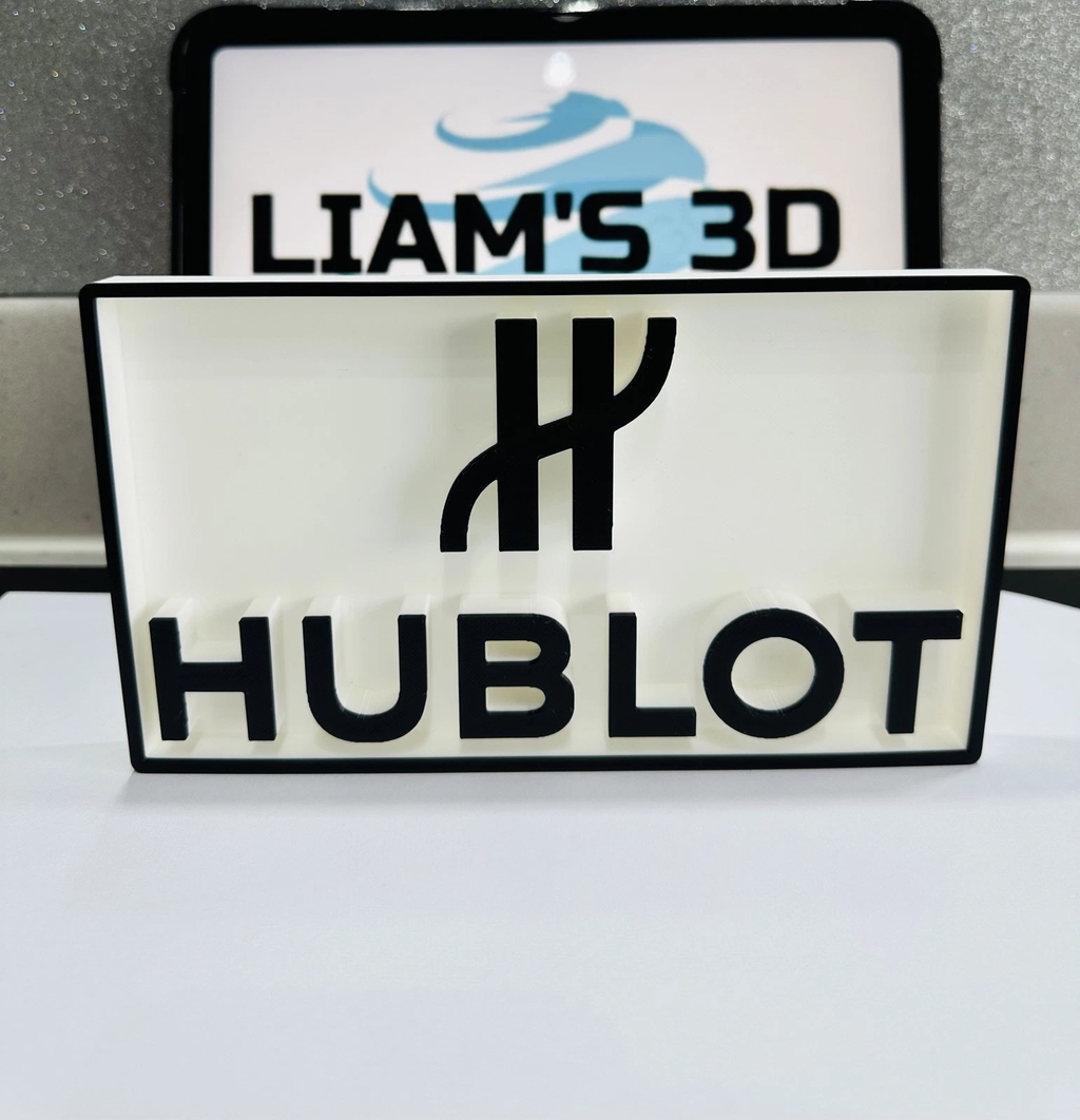 Decorative designer Hublot logo Sign Display Watch 20cm