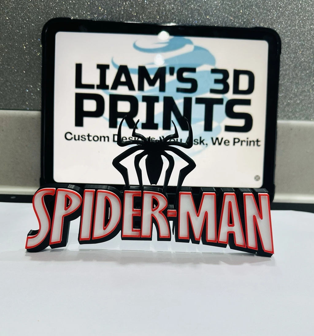 Decorative Spider-Man Spiderman logo Sign Display Pops