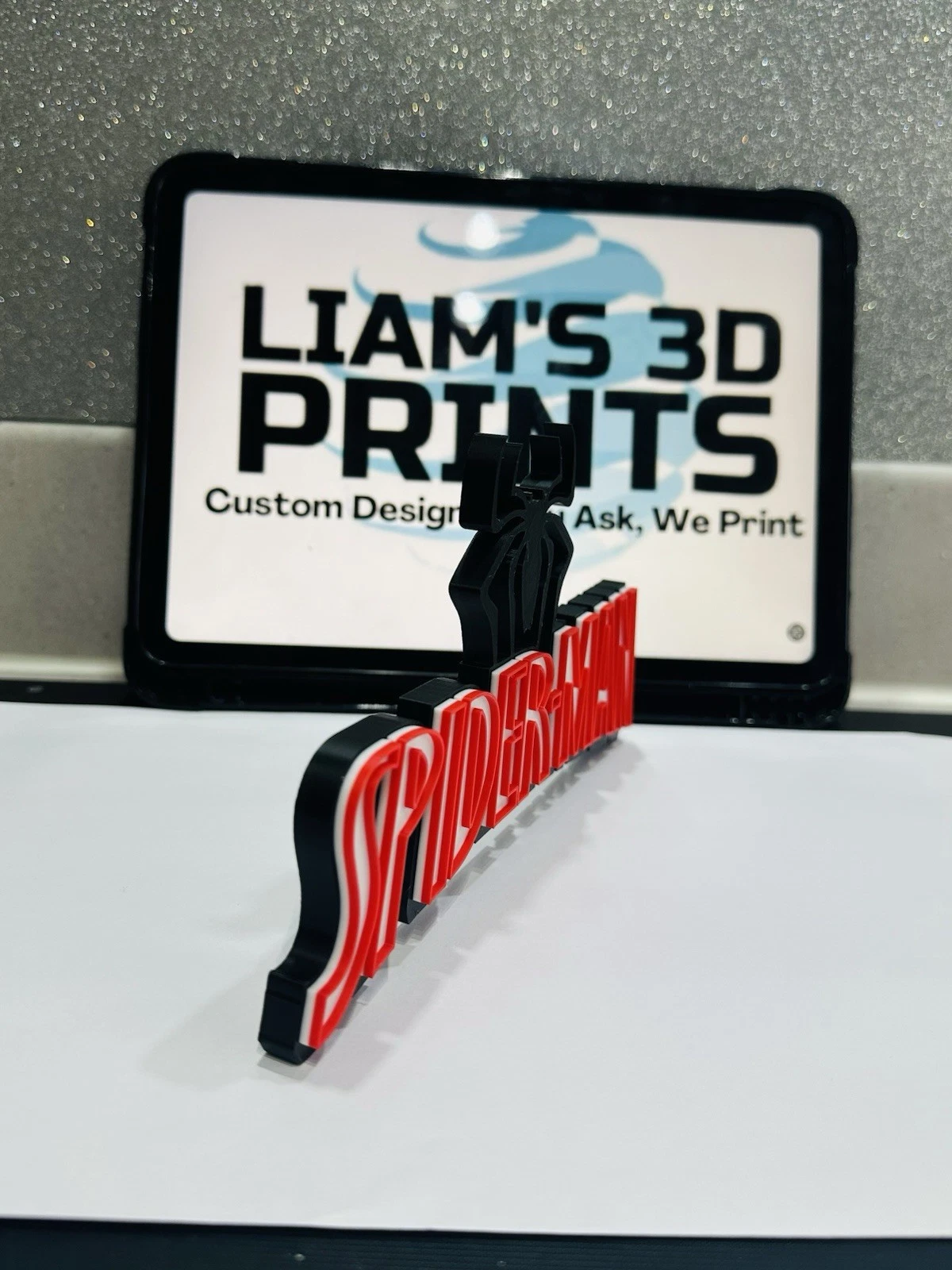 Decorative Spider-Man Spiderman logo Sign Display Pops