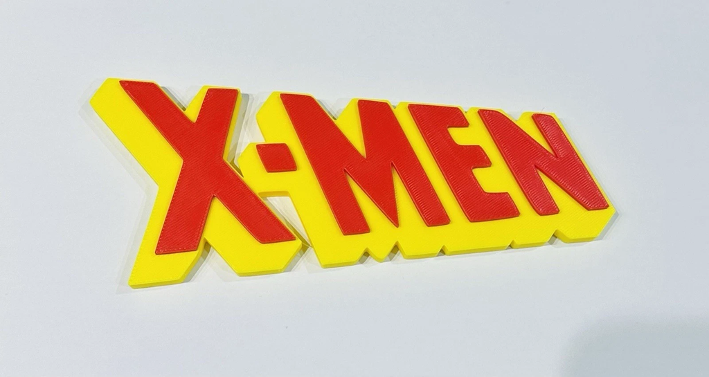 Decorative X-Men Self Standing Logo Marvel 3D Print