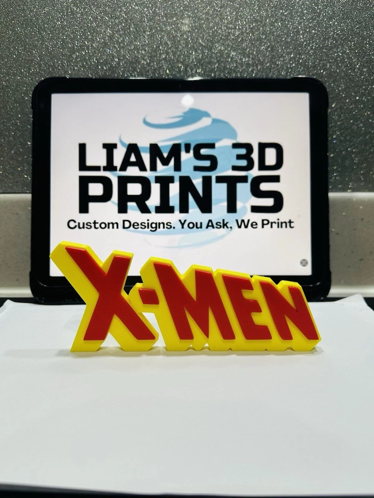 Decorative X-Men Self Standing Logo Marvel 3D Print