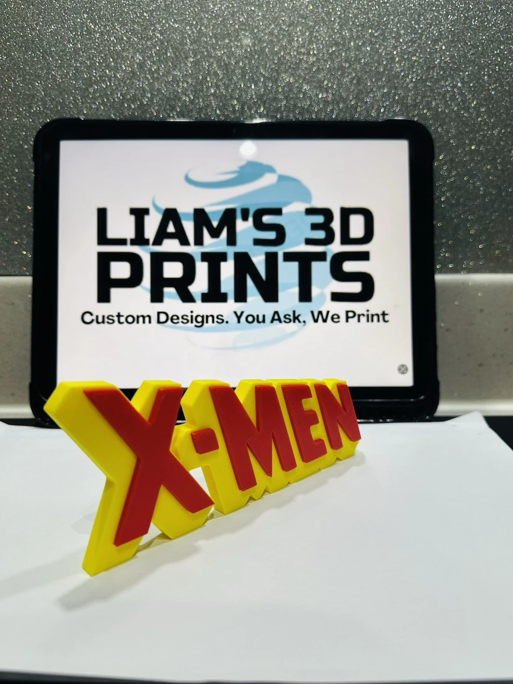 Decorative X-Men Self Standing Logo Marvel 3D Print