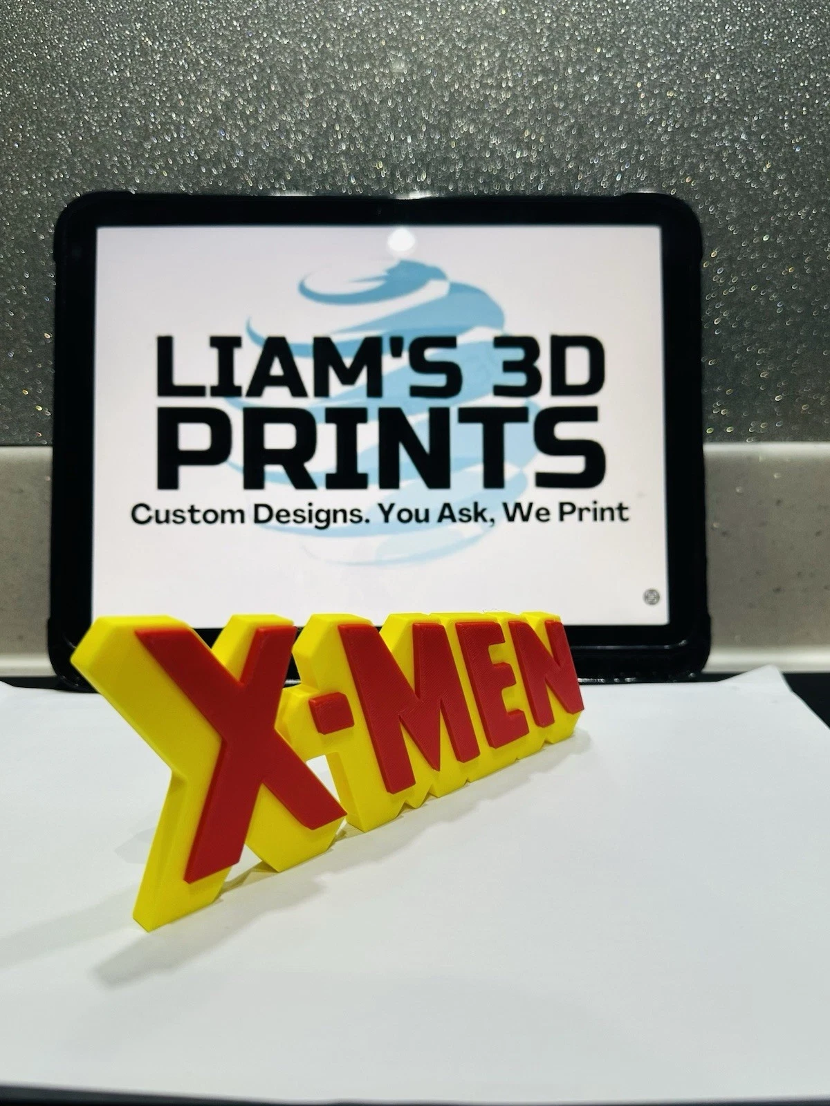 Decorative X-Men Self Standing Logo Marvel 3D Print