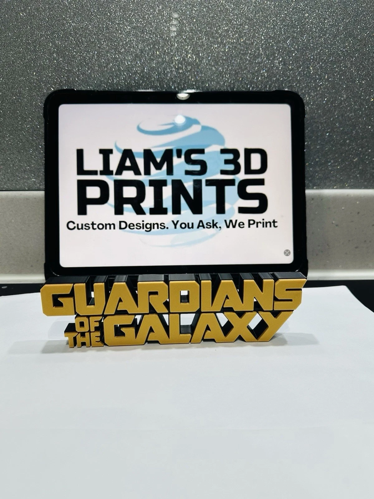 Decorative Guardians Of The Galaxy Self Standing Logo Marvel 3D Print