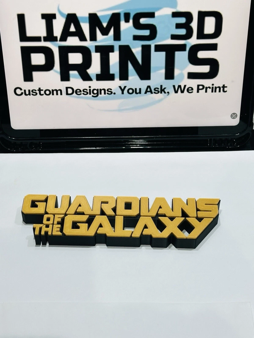 Decorative Guardians Of The Galaxy Self Standing Logo Marvel 3D Print