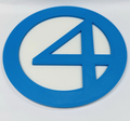 Decorative Marvel Fantastic four 4 Pop logo Wall Sign Display Funko