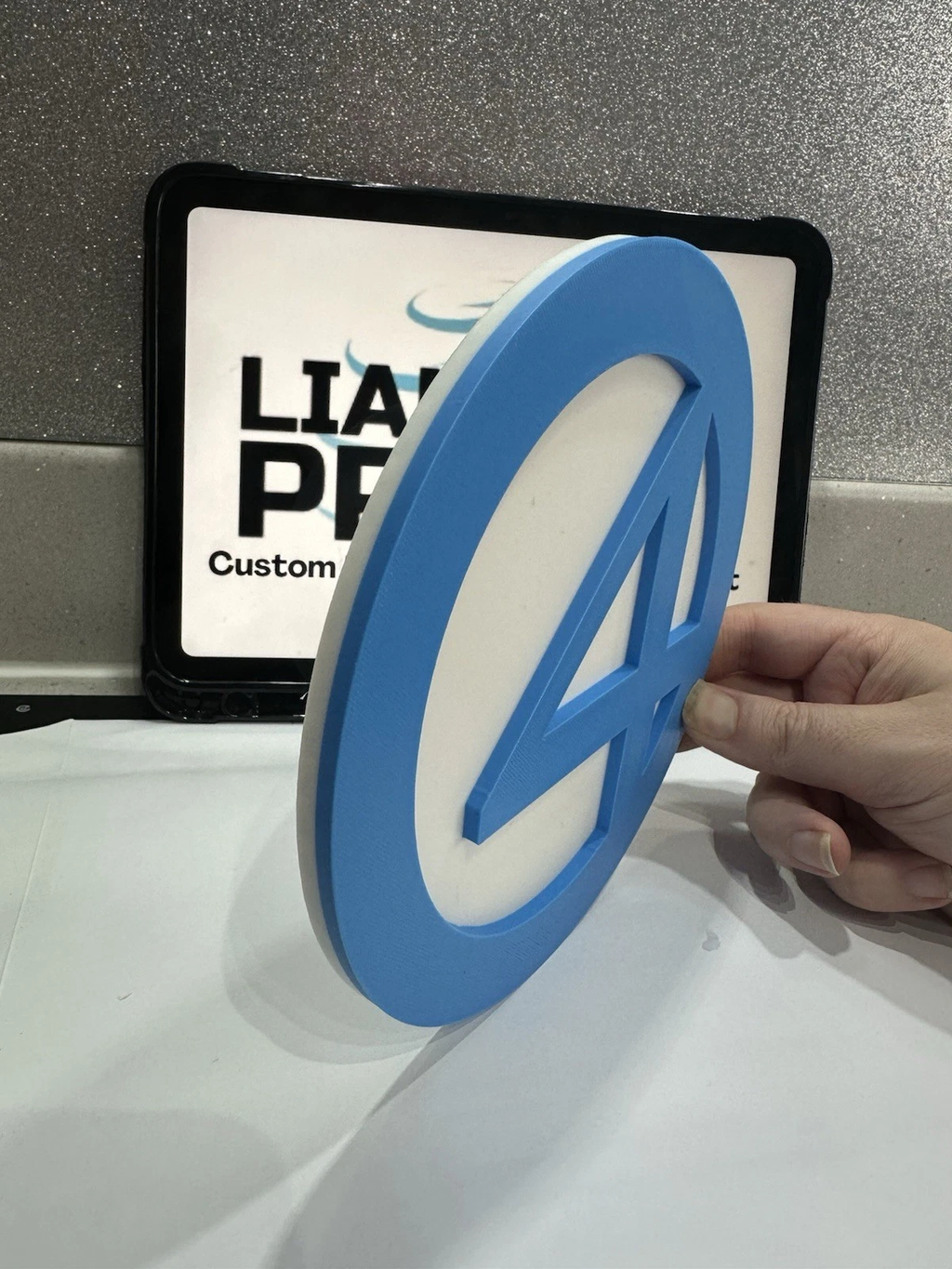 Decorative Marvel Fantastic four 4 Pop logo Wall Sign Display Funko