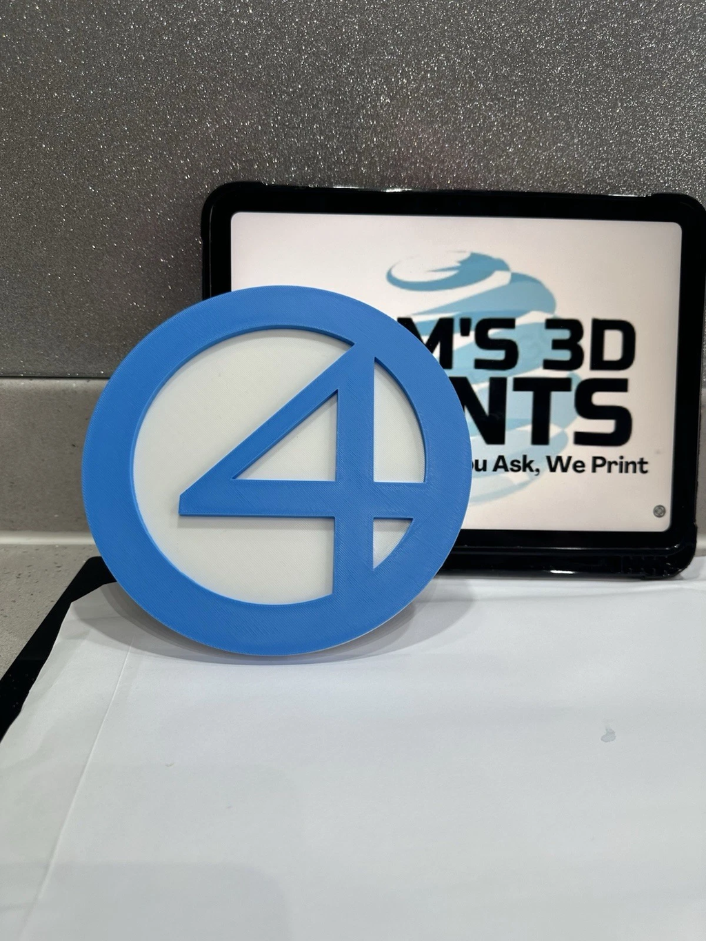 Decorative Marvel Fantastic four 4 Pop logo Wall Sign Display Funko