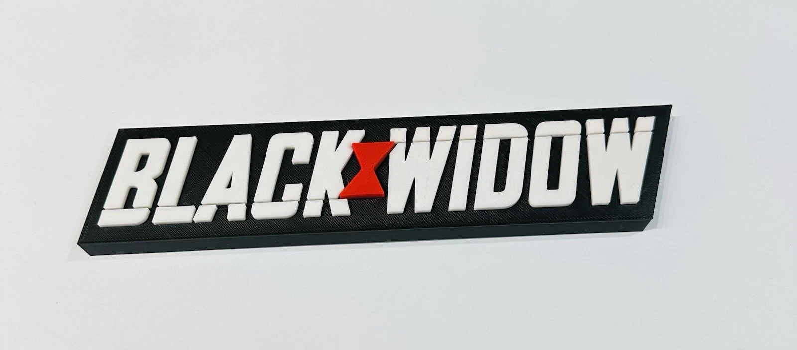 Decorative Marvel Black Widow Pop logo Wall Sign Display Funko