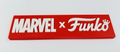 Decorative Marvel x Funko standing logo Sign Display room Pops