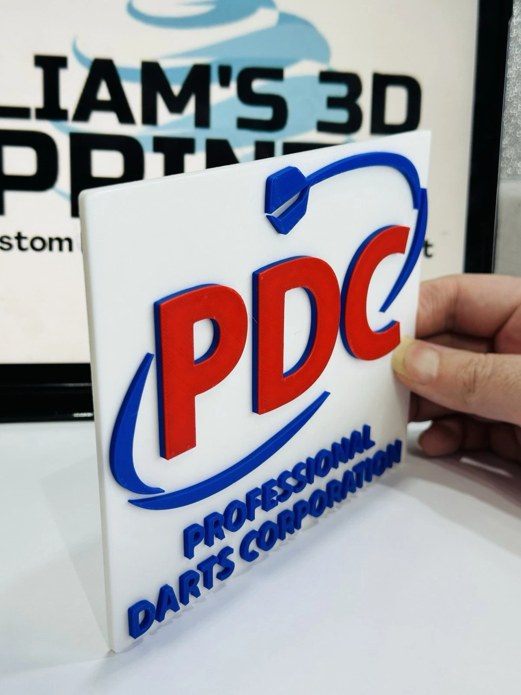 Decorative PDC Professional Darts Corporation Logo Sign Display Mancave darts