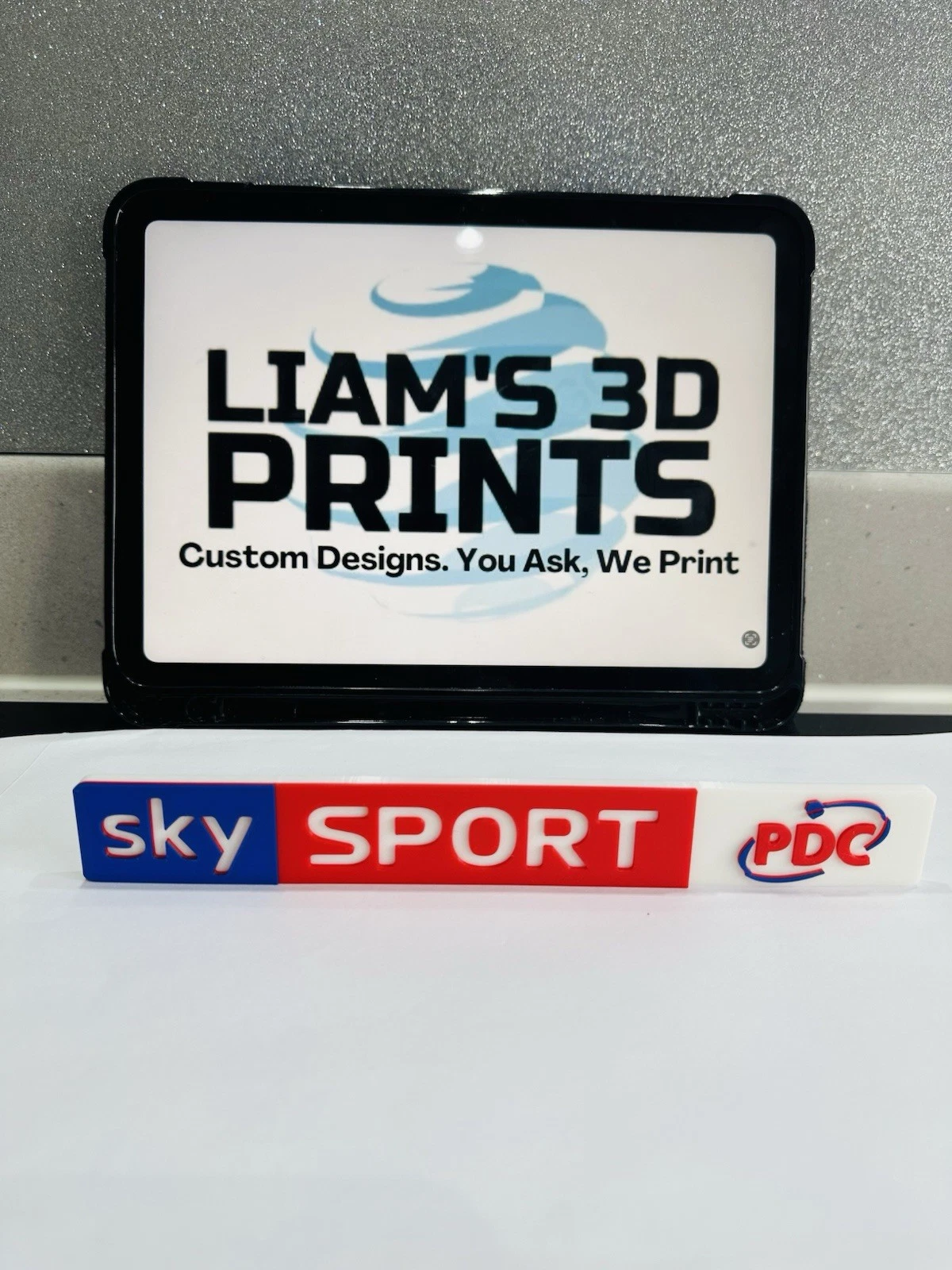 Decorative Sky Sports PDC Logo Sign Display Mancave Bar Darts