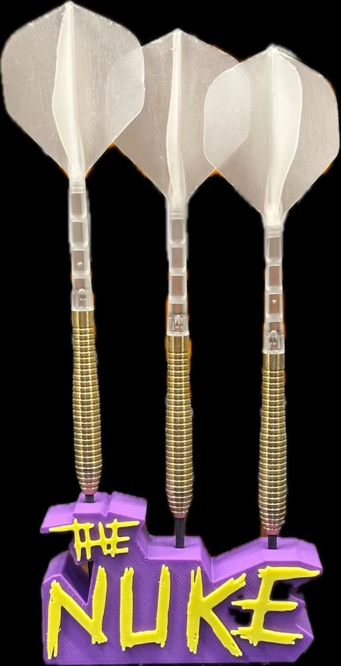 Luke Littler Luke The Nuke Dart Holder Stand Display for 3 darts