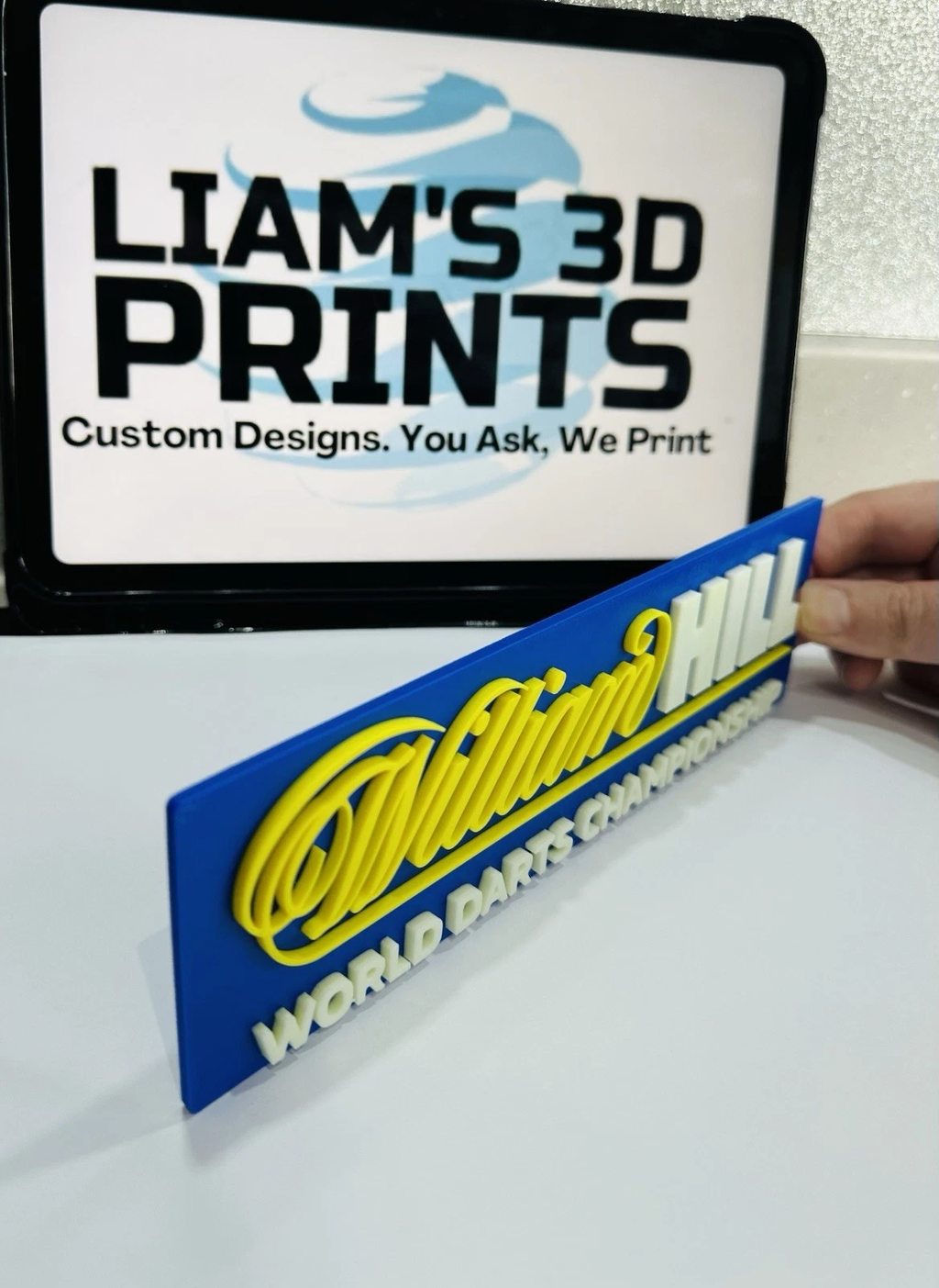 Decorative William Hill World Darts Championship Dart Sign Display Mancave Bar