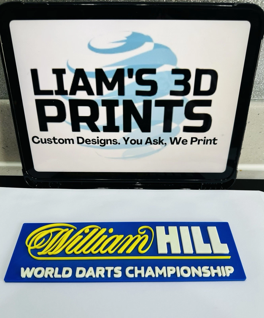Decorative William Hill World Darts Championship Dart Sign Display Mancave Bar