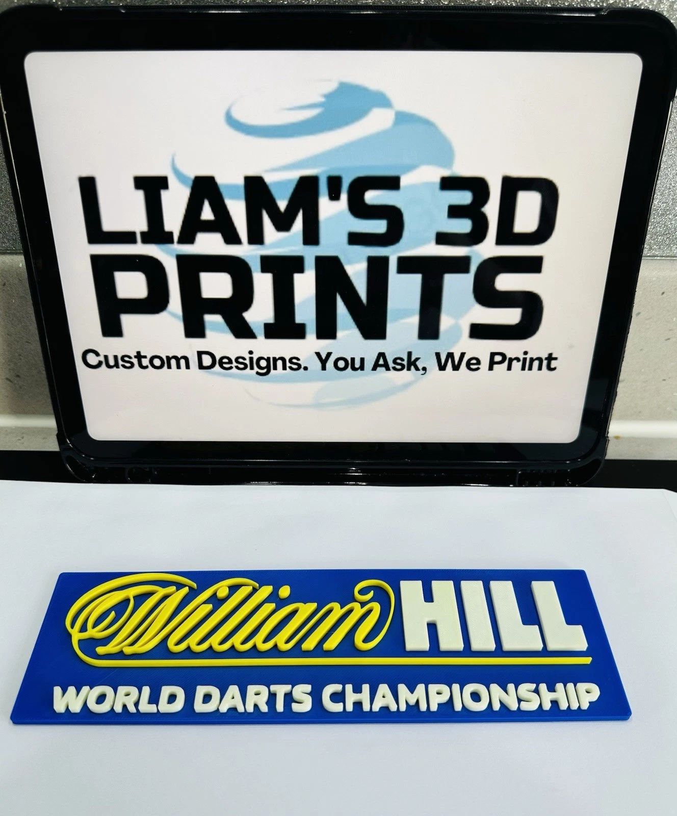 Decorative William Hill World Darts Championship Dart Sign Display Mancave Bar