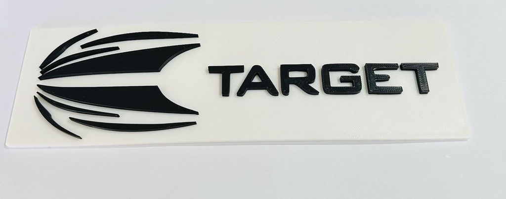Decorative Target Logo Sign Display Mancave Bar darts