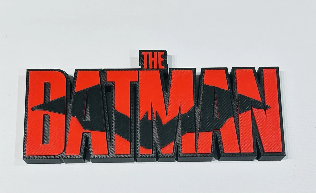 Decorative The Batman DC Film Logo Cinema Room Sign Display Self Standing