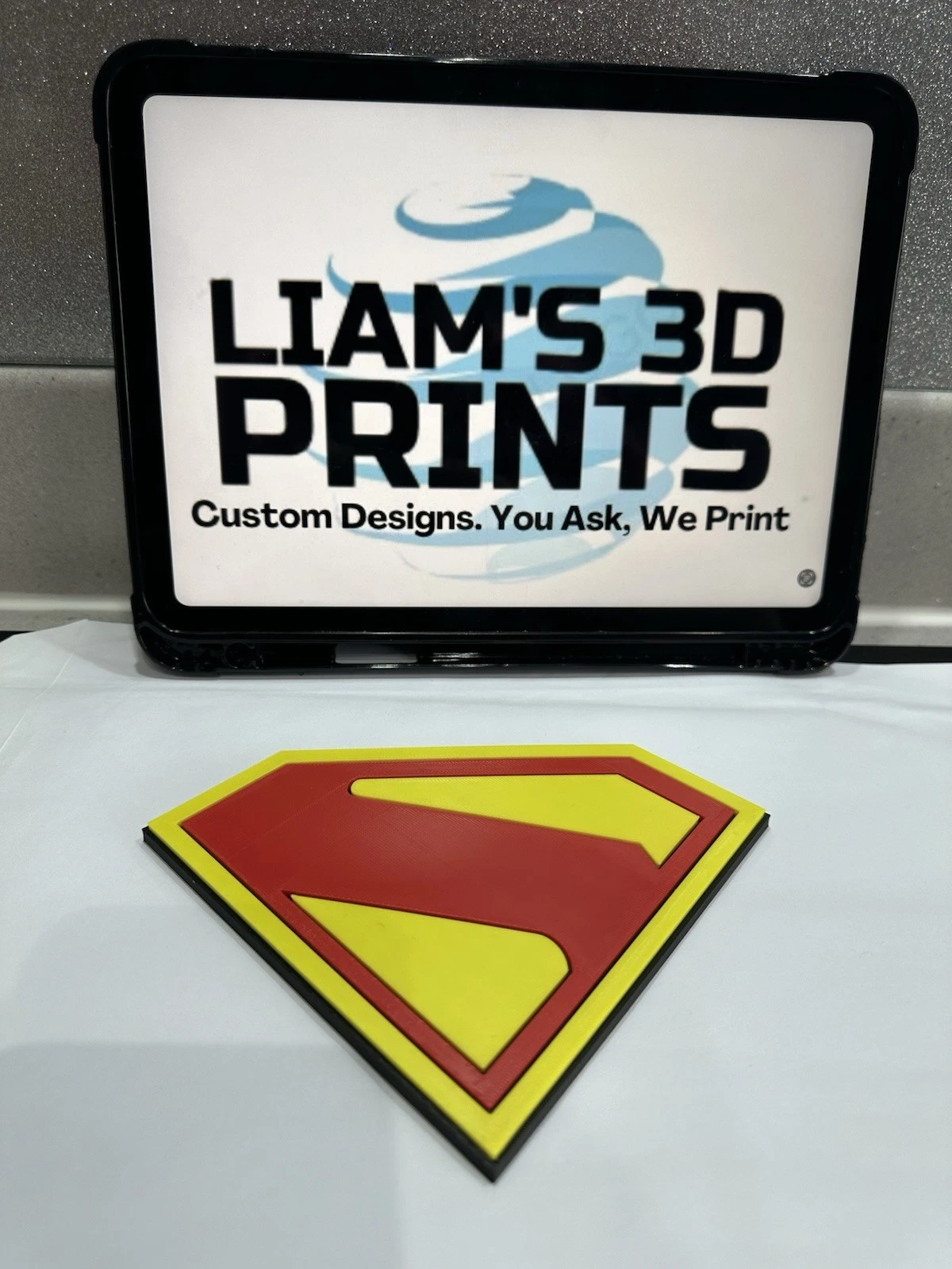 Decorative Superman Legacy 2025 logo Sign Display DC Pops