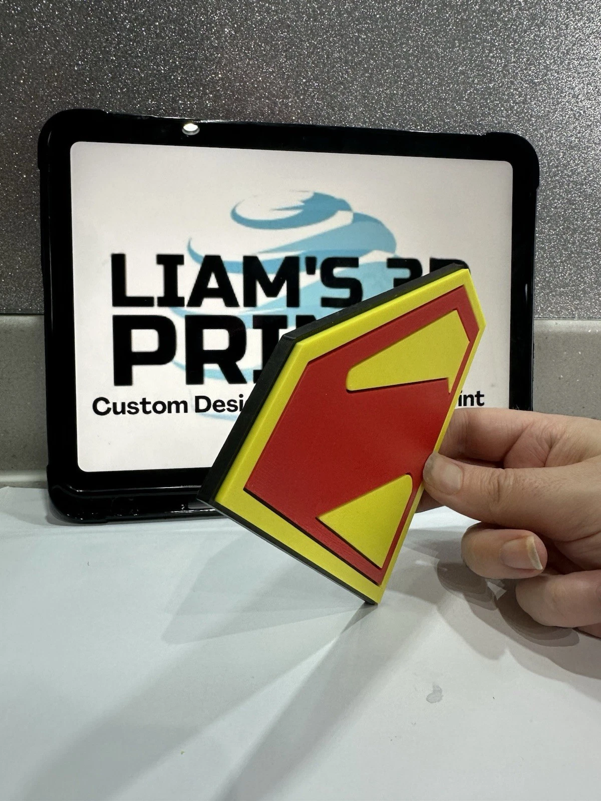 Decorative Superman Legacy 2025 logo Sign Display DC Pops