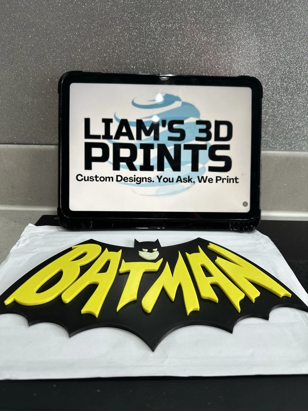 Decorative Retro Batman DC Logo Cinema Room Sign Display