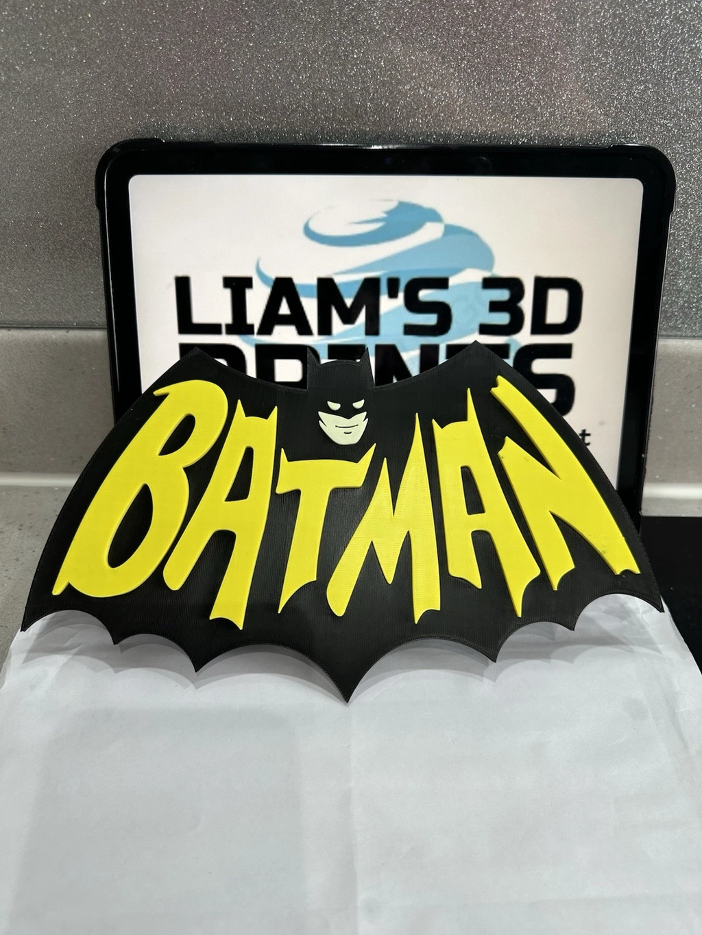Decorative Retro Batman DC Logo Cinema Room Sign Display