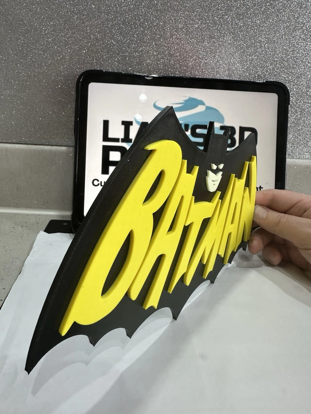 Decorative Retro Batman DC Logo Cinema Room Sign Display