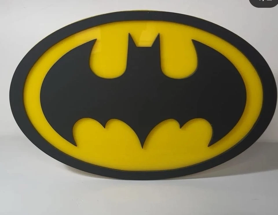 Decorative Batman DC Logo Cinema Room Sign Display