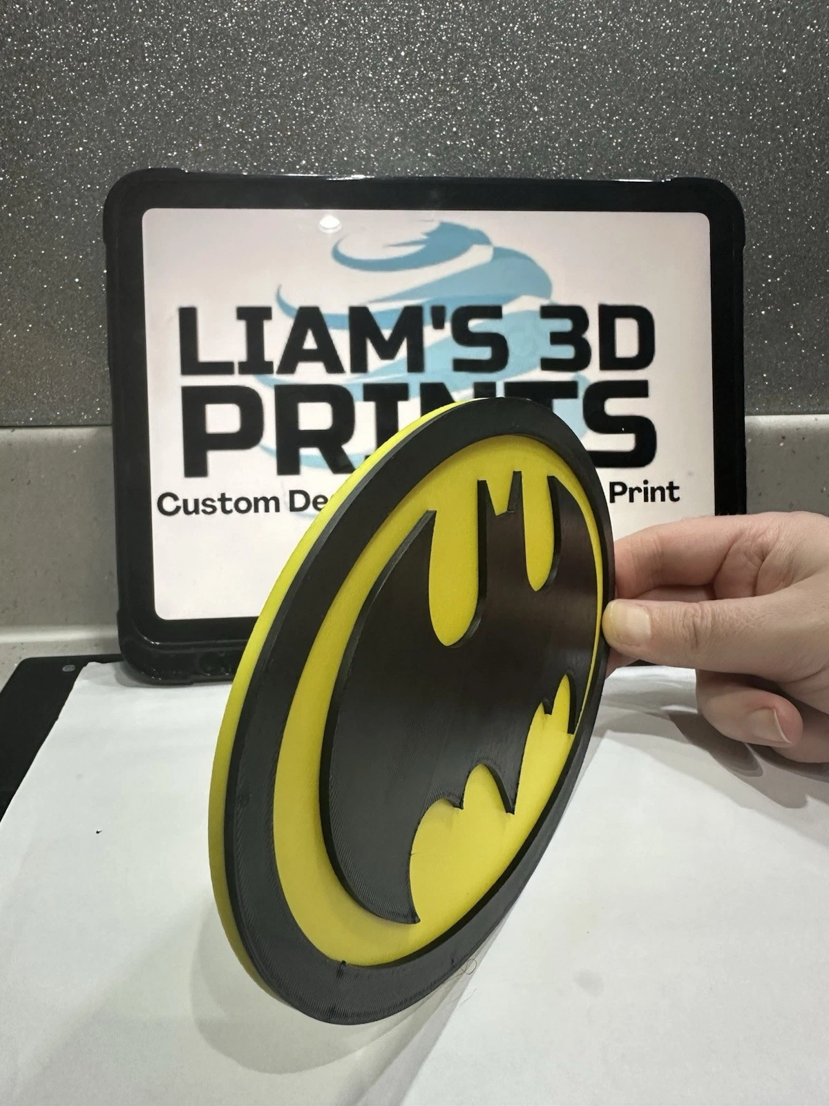 Decorative Batman DC Logo Cinema Room Sign Display