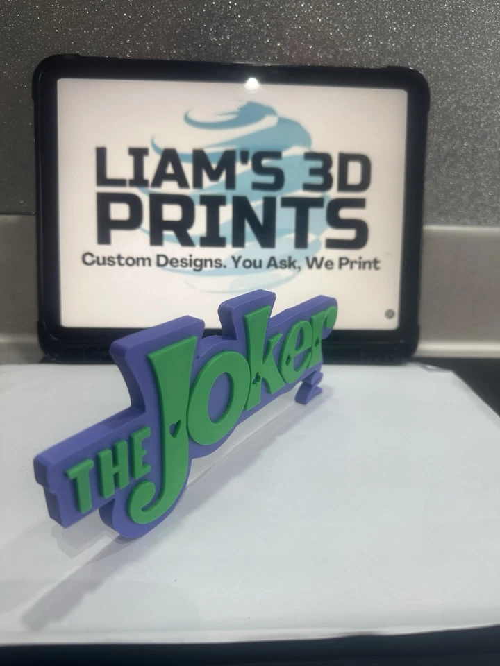 Decorative The Joker 3D logo Sign Display Batman