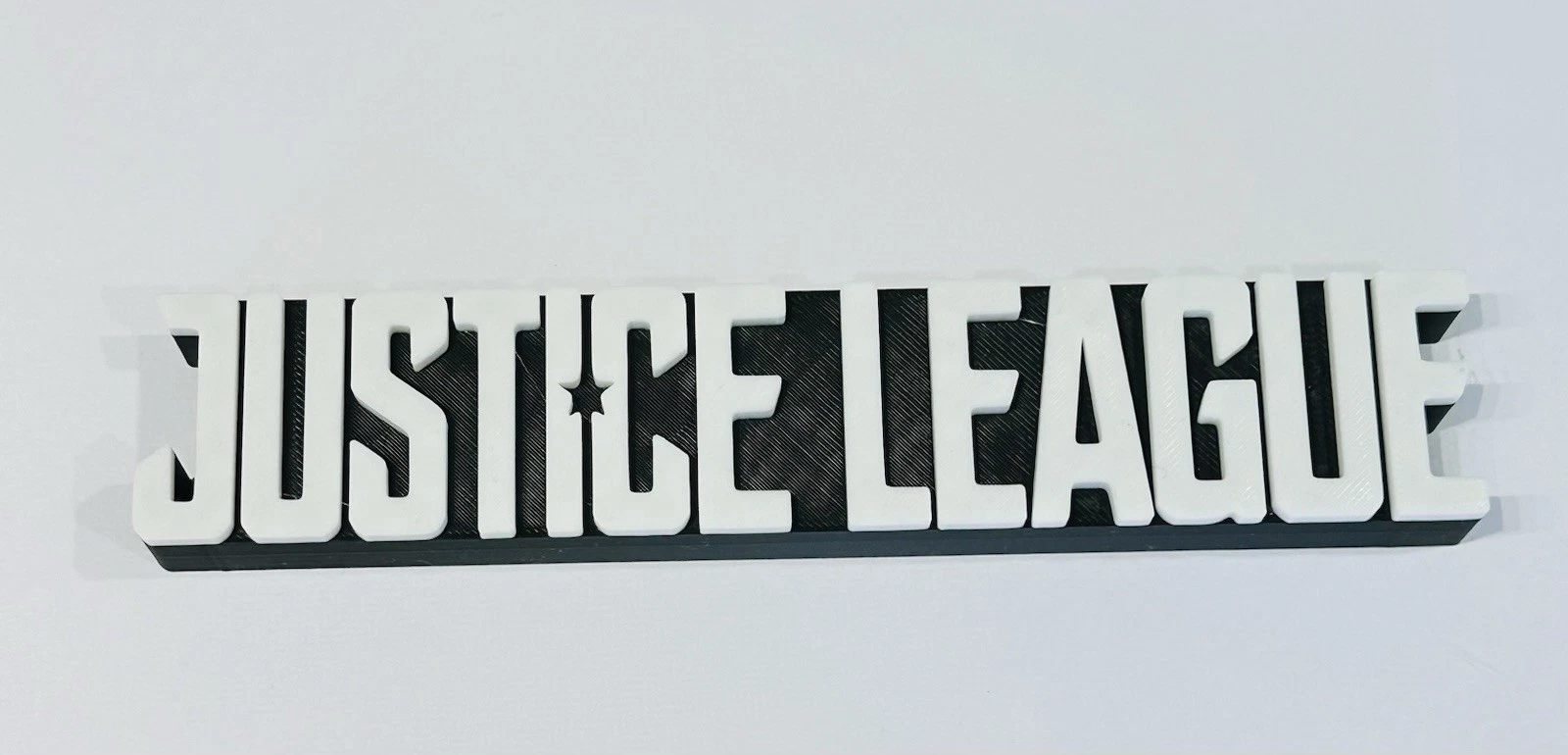 Decorative Justice League DC logo Film Sign Display Pops Self Standing