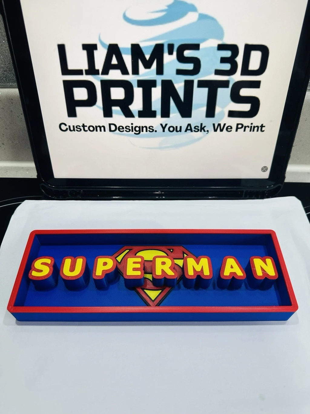Decorative Superman Dc Film Logo Sign Display Cinema s 17.5cm L 22cm