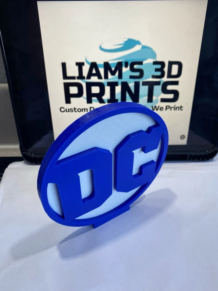 Decorative DC Pop logo Sign Display Funko